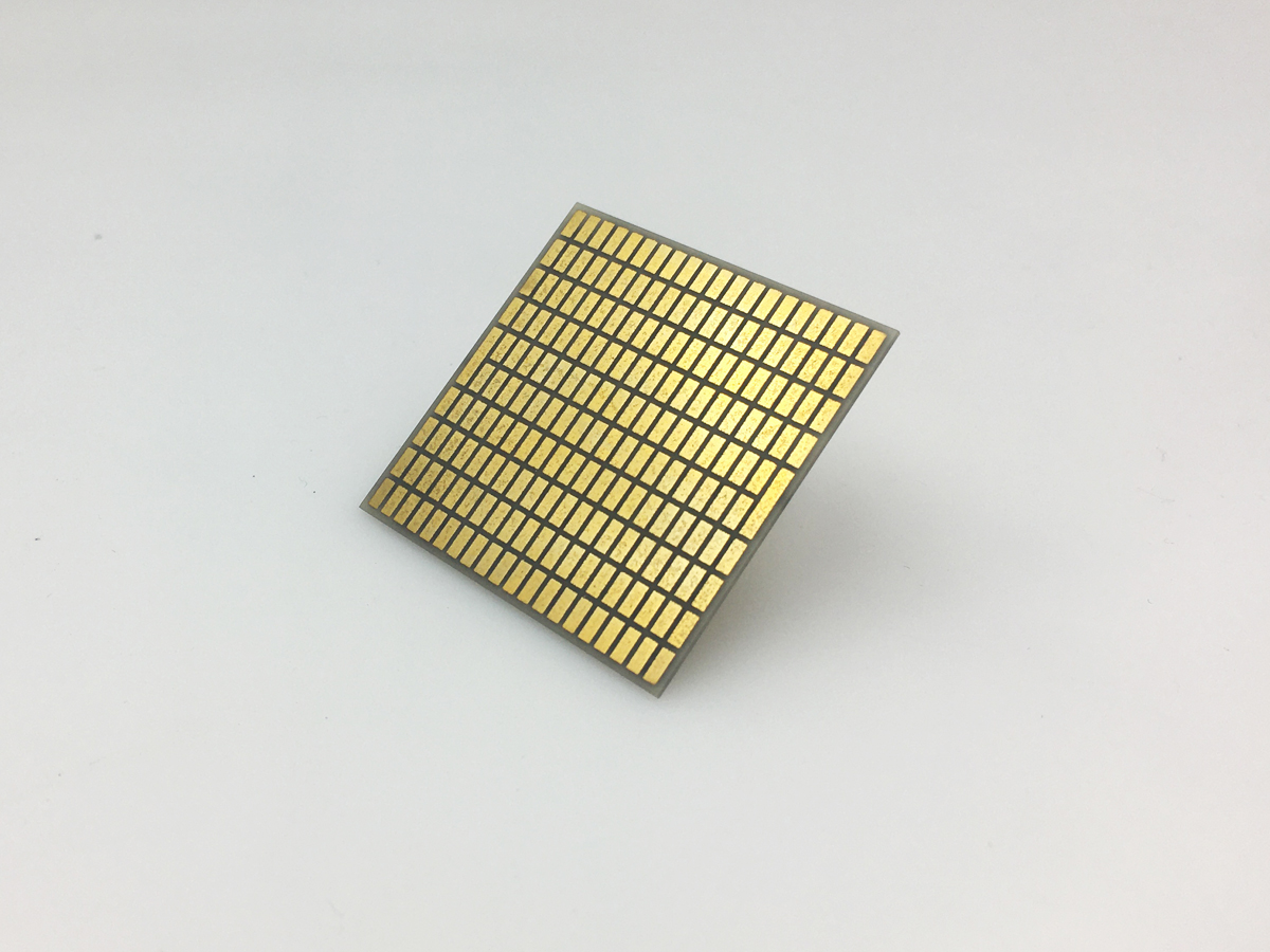 Aluminum Nitride (AlN) DBC Metallized Ceramic Substrate With Gold Plating