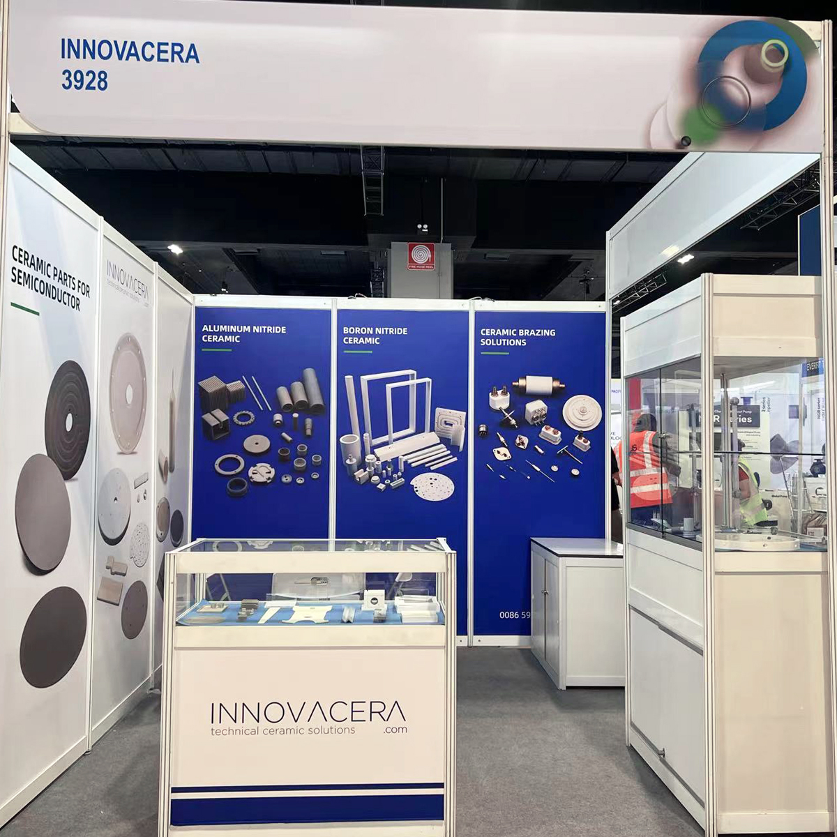 Engineered technical ceramics are widely used in semiconductor manufacturing process due to their high temperature stability,electrical insulation,corrosion resistance and excellent mechanical properties. INNOVACERA ultra-pure ceramics are used in the whole cycle semiconductor manufacturing process including wafer manufacturing,device manufacturing, and packaging.  As the semiconductor industry continues to evolve rapidly, the exhibition provides an essential chance for industry stakeholders to stay ahead of technological advancements and market trends. Whether you're an industry veteran or a newcomer, the event offers unparalleled opportunities to gain insights, network with peers, and explore the future of the semiconductor landscape. This event is essential for driving the growth and development of the semiconductor ecosystem.  For more information about Innovacera product and exhibition arrange, welcome to contact us at sales@innovacera.com.